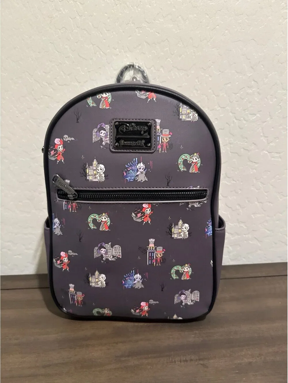 Loungefly Disney Villains Evil Lairs Backpack NWT